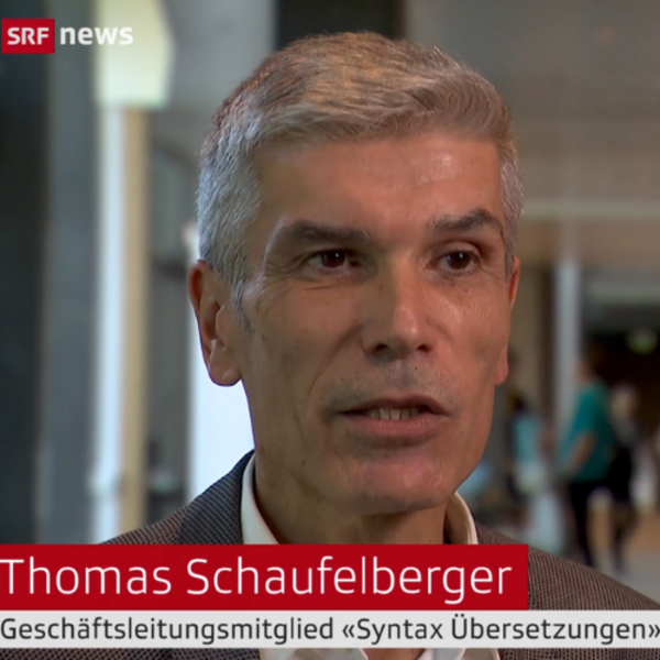 Blog - Syntax - Thomas Schaufelberger in 10 vor 10