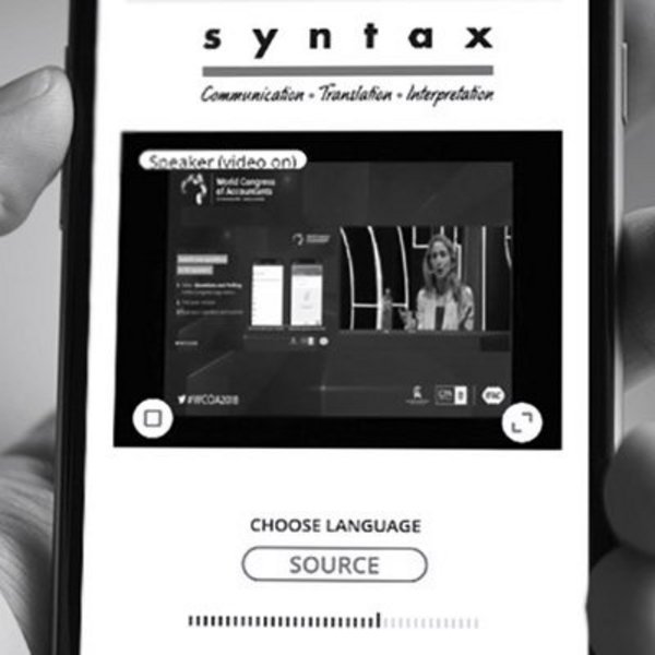 Syntax App remotebasiertes Dolmetschen